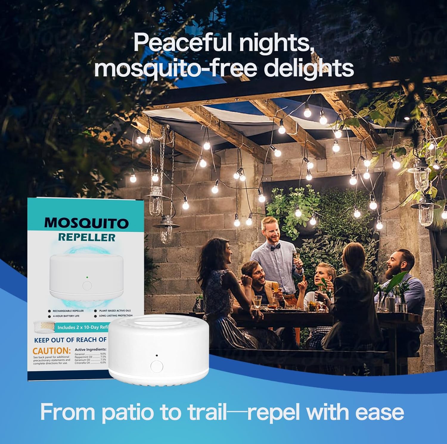 Rechargeable design of Tekola Mosquito Repellent Device