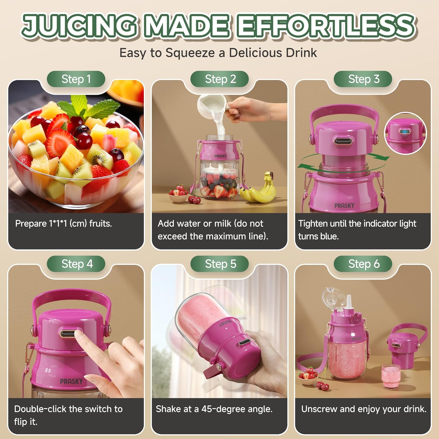 Prasky Portable Blender