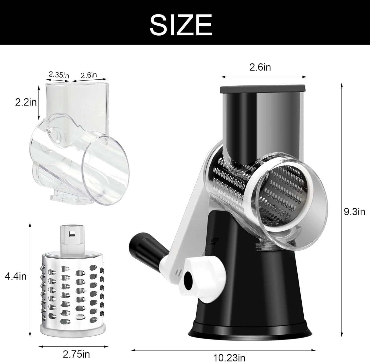 rotary cheese grater