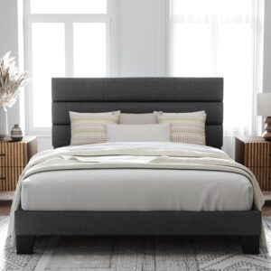 queen platform bed