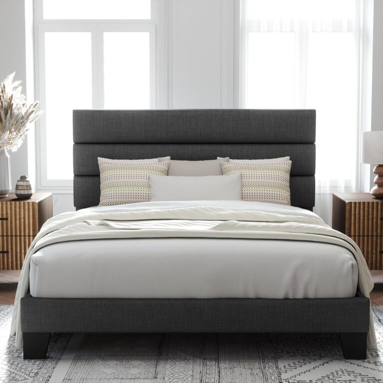 queen platform bed